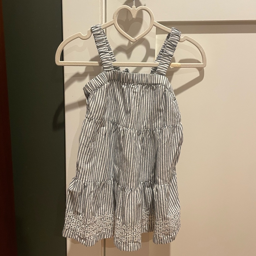 Old Navy Blue and White Striped Dress